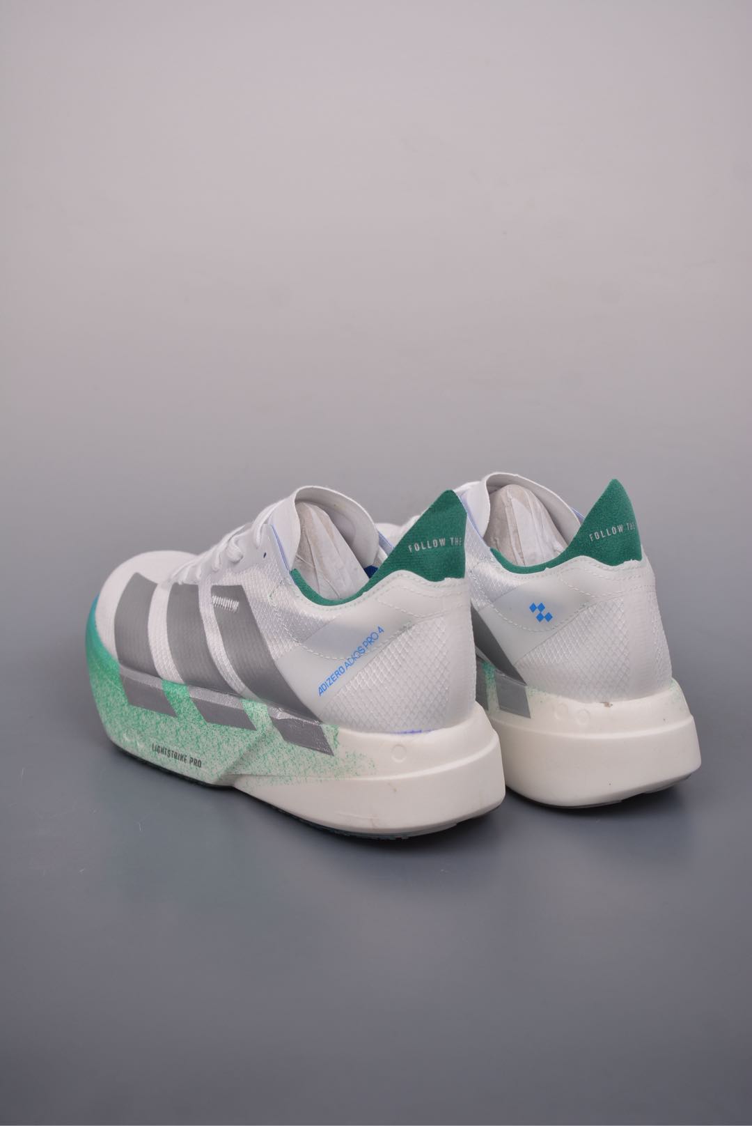 Adidas Adizero Adios Pro Evo 4 White Sliver Green JR9707