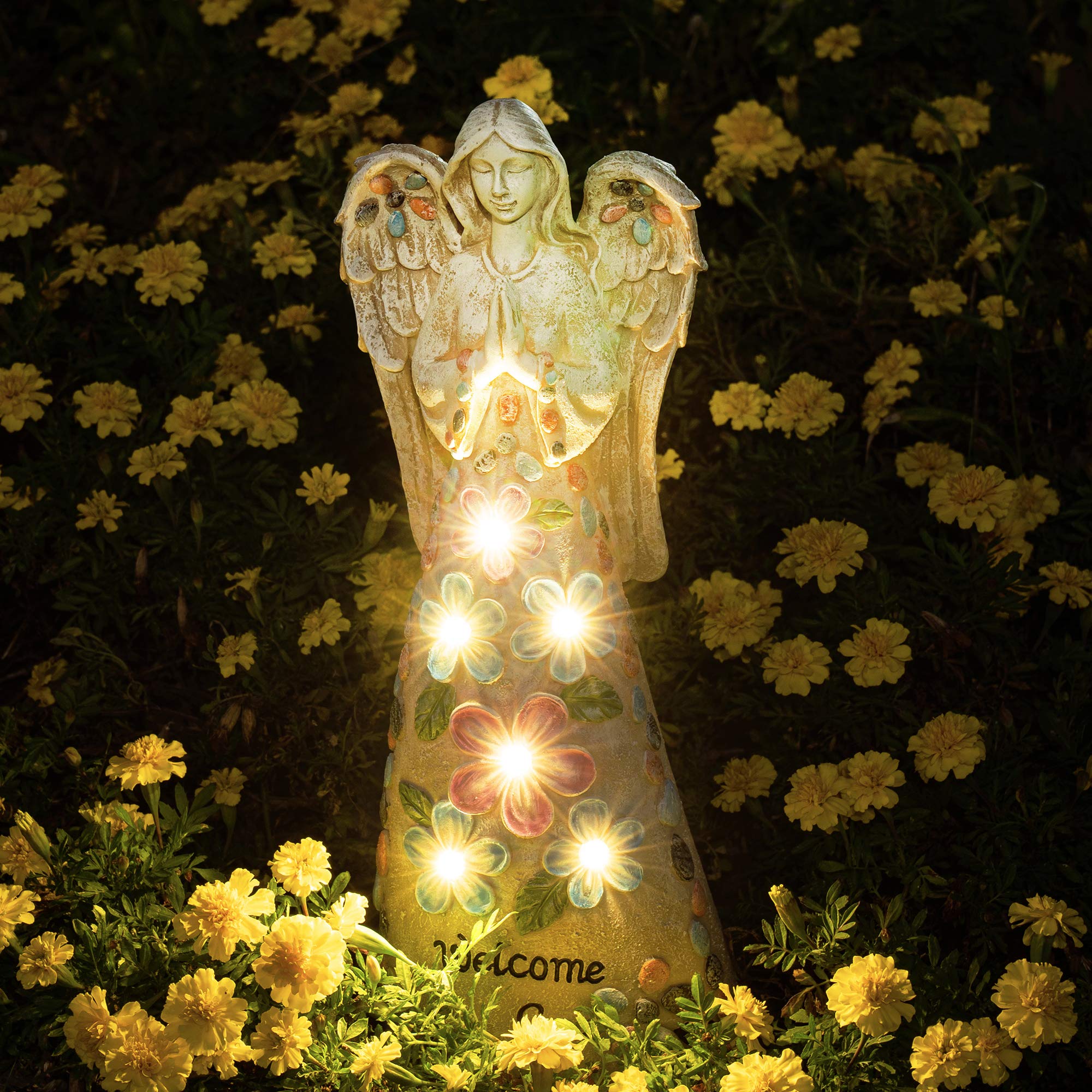 👍Last Day Promotion 60% OFF💥14.5 Inches Garden Angel Statues Outdoor Decor