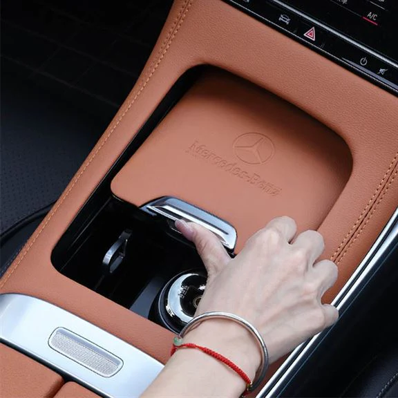 Leather Center Console Hard Cover