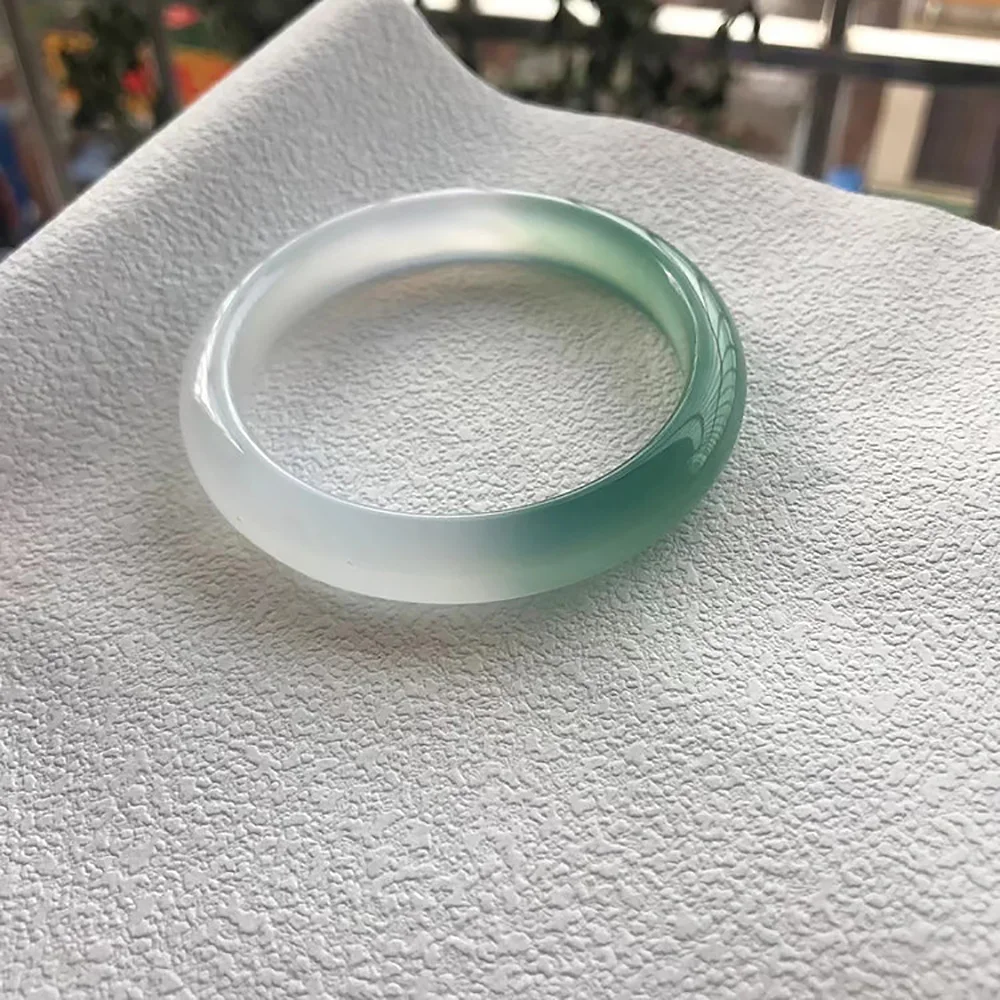 Natural Ice Jade Women Bracelet Fine Jewelry Charm Jadeite Elegant Bangle Fashion Accessories Holiday Gifts Free Shipping