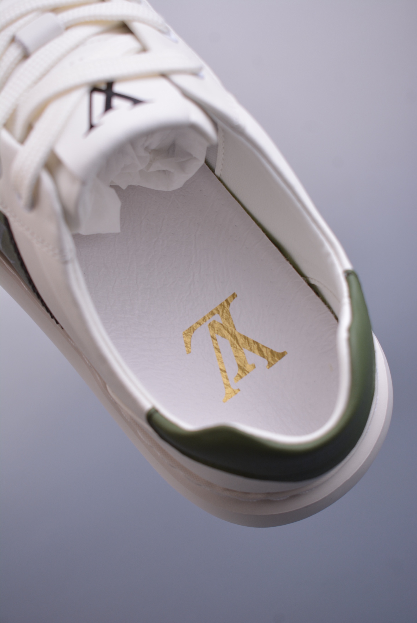 Louis vuitton Trainer Sneaker Low “White Green” 51BCOLORE