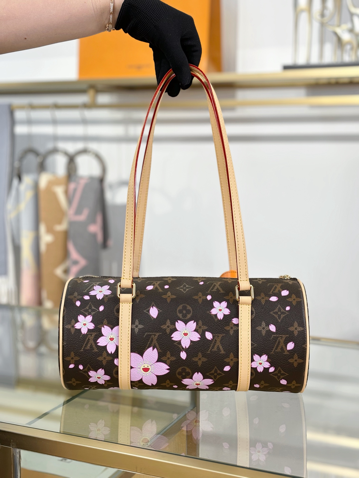 Louis Vuitton x TM PAPILLON Handbag M13097