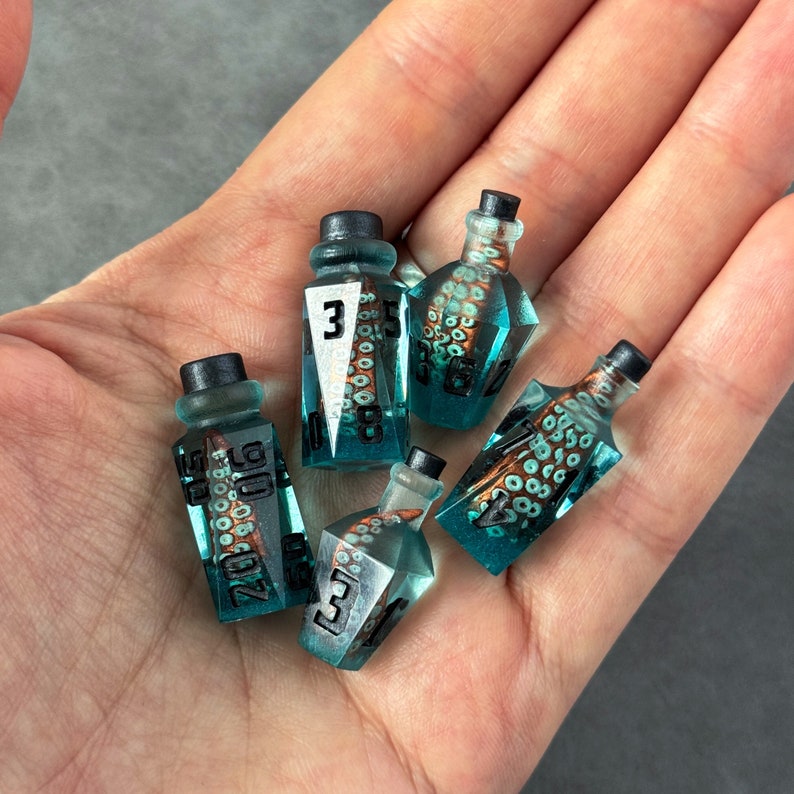 Octopus Tentacle Potion Dice Set