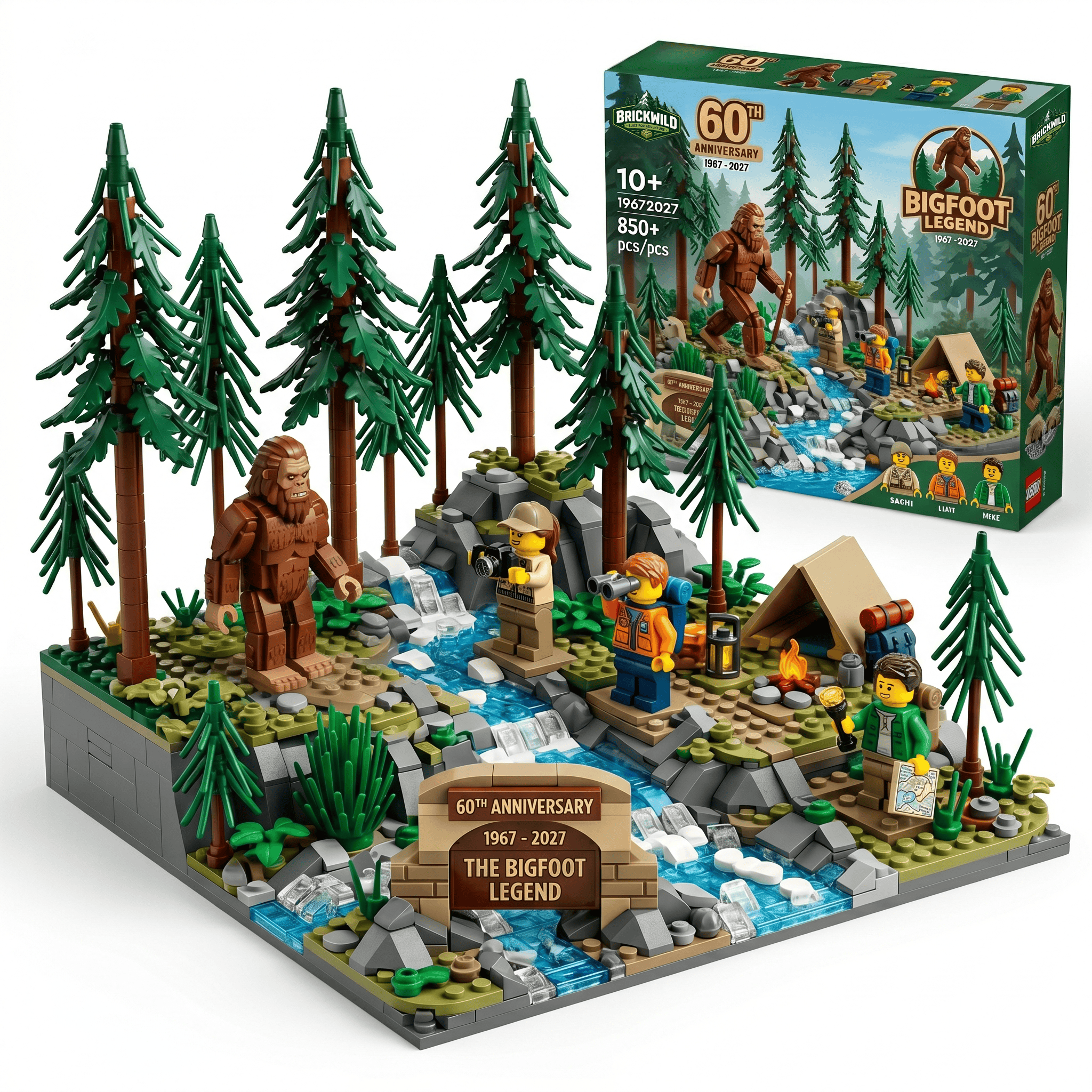 Bigfoot 70th Anniversary Edition Building Blocks Set