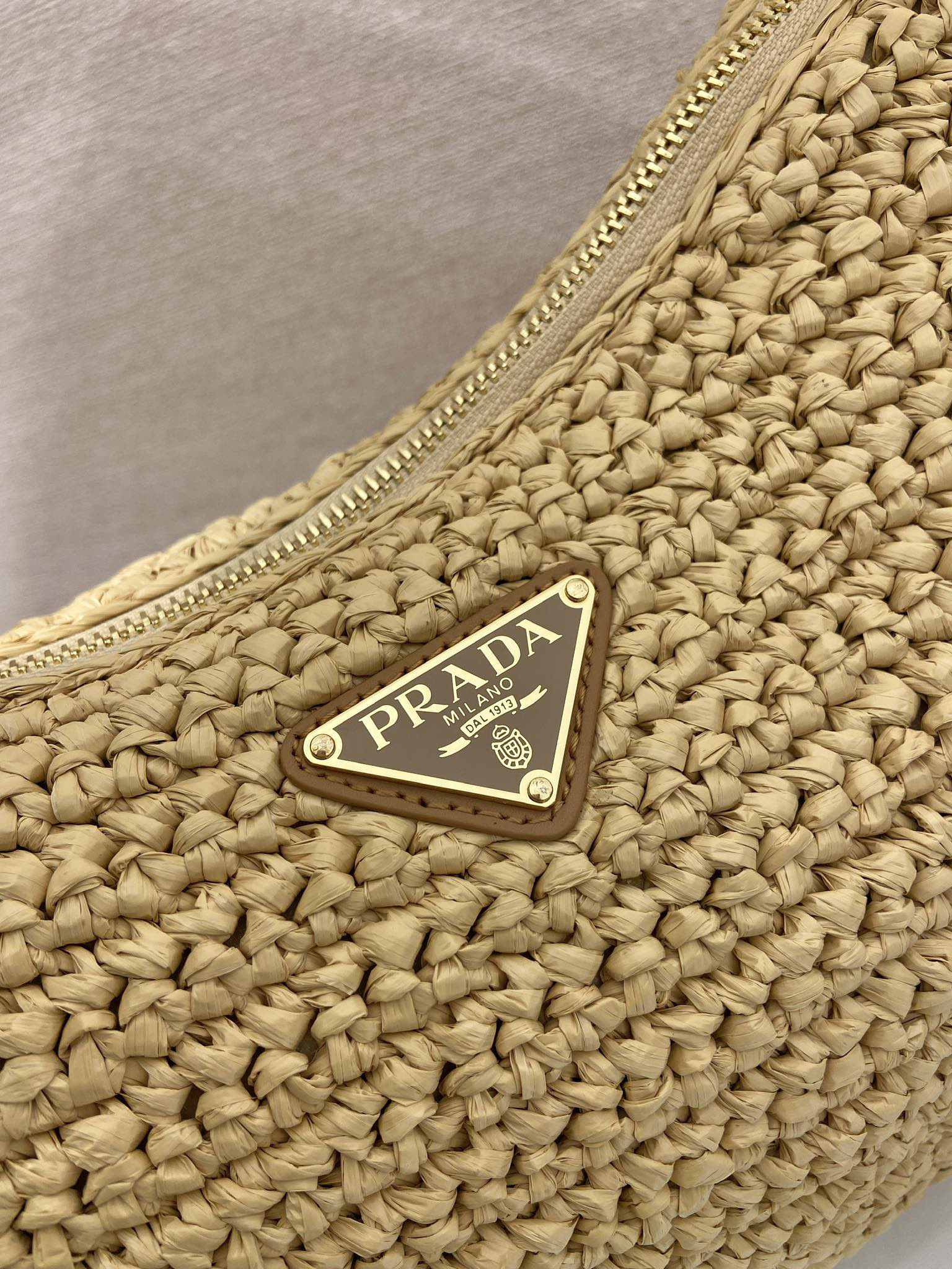 Prada Woven Large Shoulder Bag 1BC246