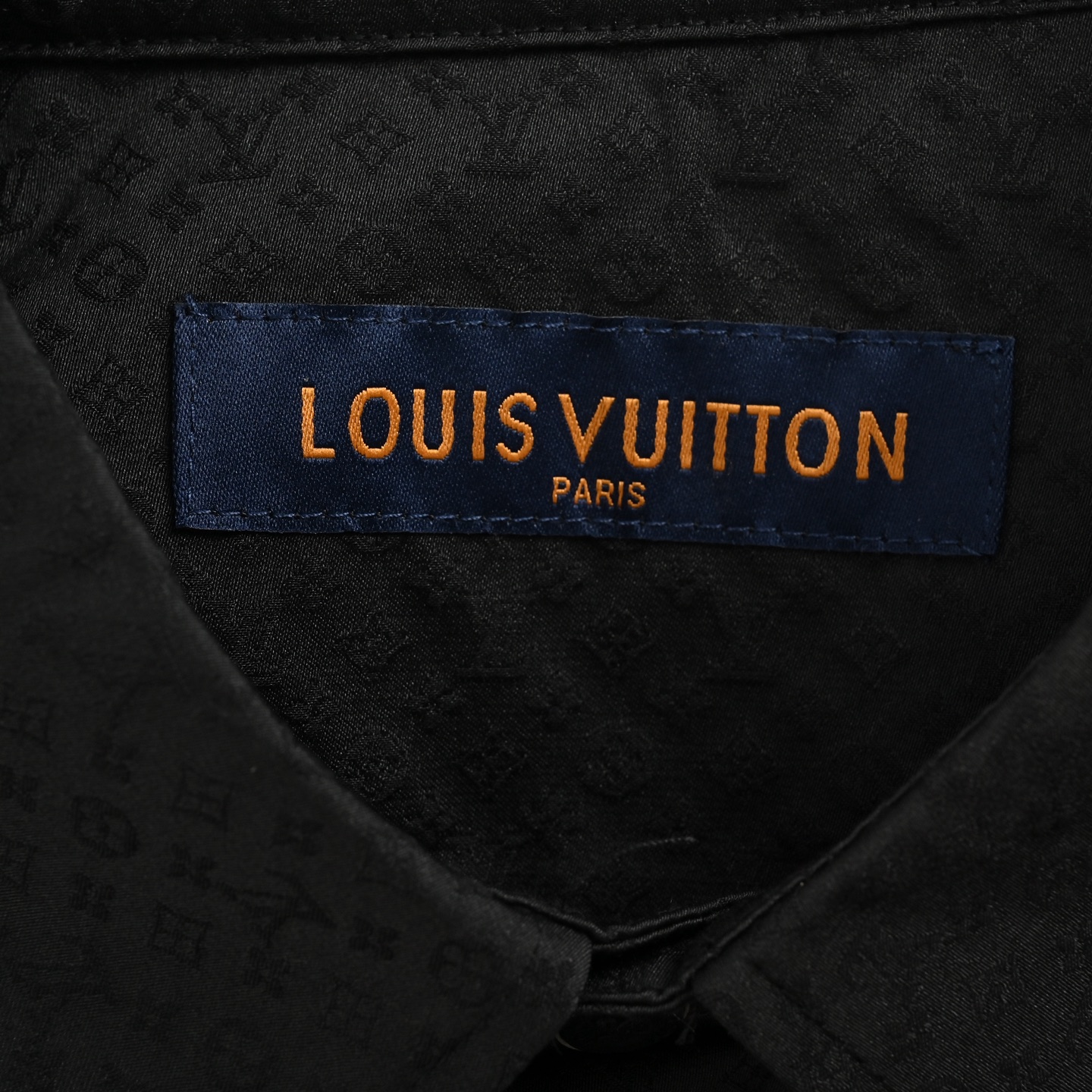 Louis Vuitton 25ss obscure monogram all-over jacquard shirt