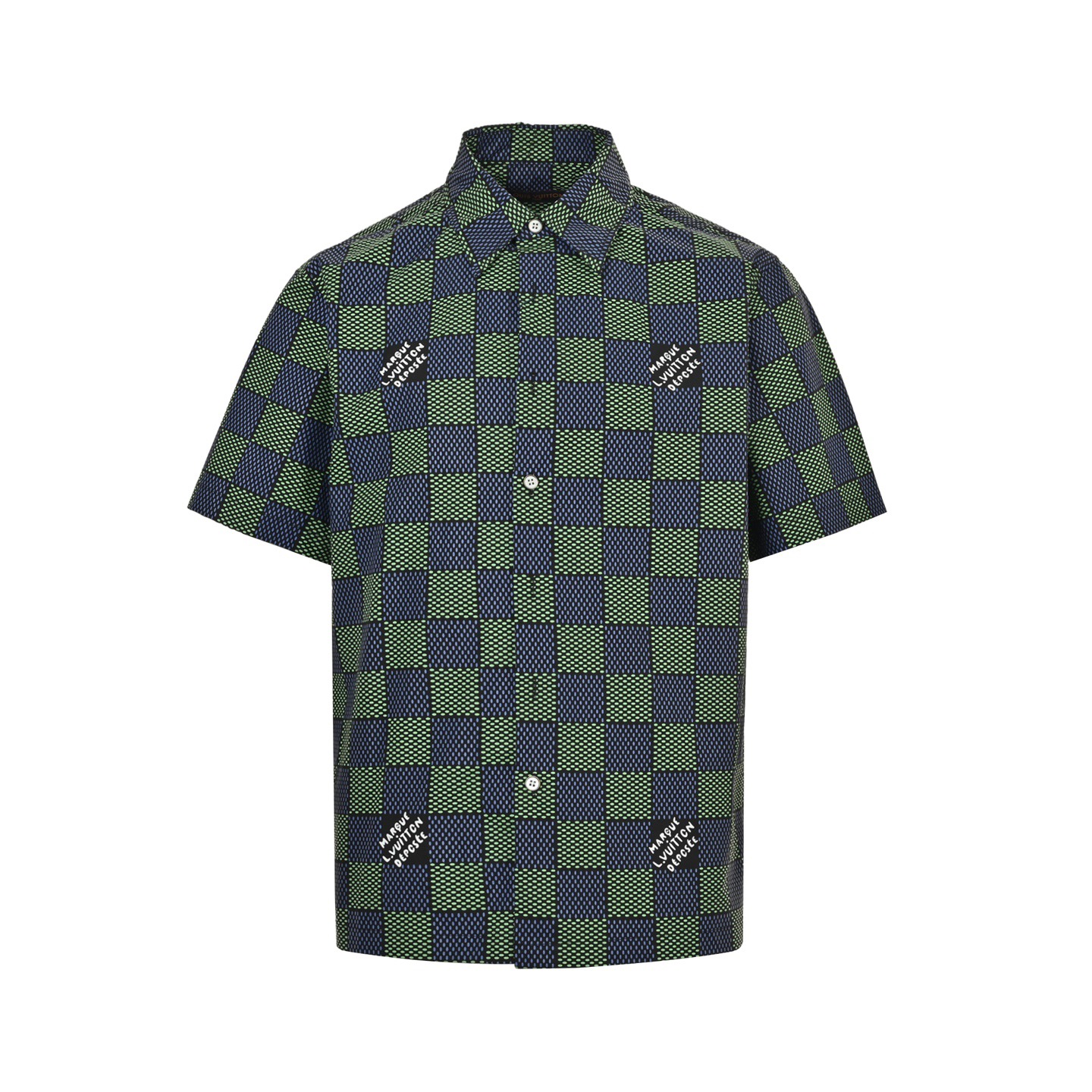 Louis Vuitton 25ss Damier Checkerboard Short Sleeve Shirt