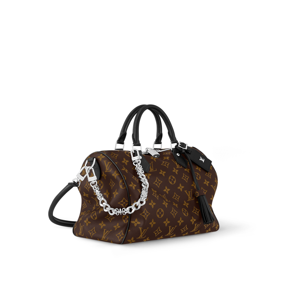 Louis Vuitton SPEEDY SOFT 30 DARK Bag M12243