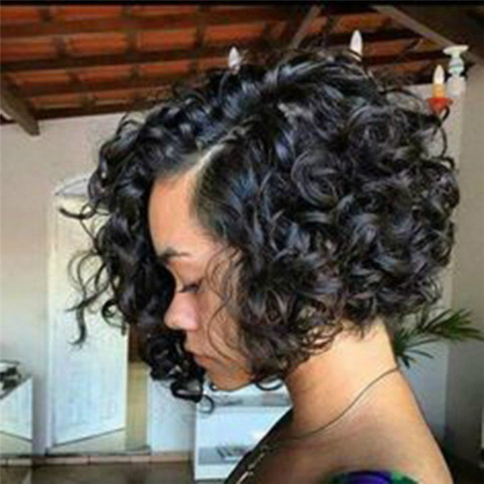 LunaWigs Gorgeous Bob Wave Curly Wigs for Women