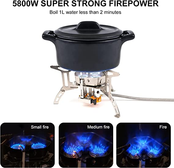 🔥Last Day Promotion-[SAVE 60% OFF]--New Upgrade Camping Outdoor Windproof Gas Burner(Blue Fire)--BUY 2 GET 10% OFF & FREE SHIPPING
