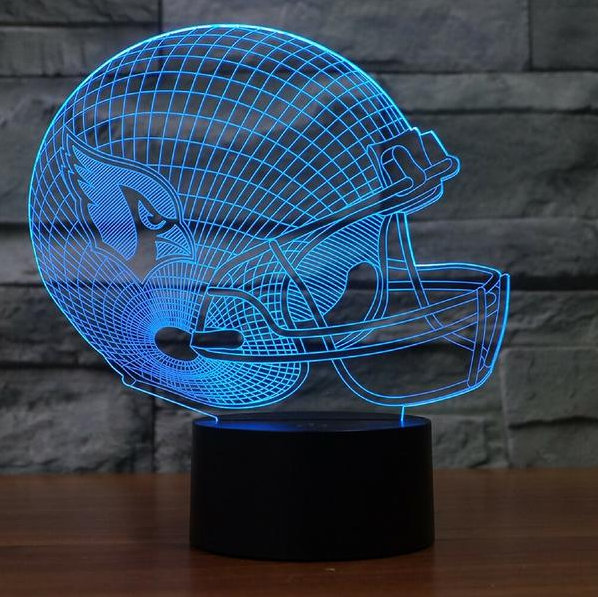 ARIZONA CARDINALS 3D LED LIGHT LAMP