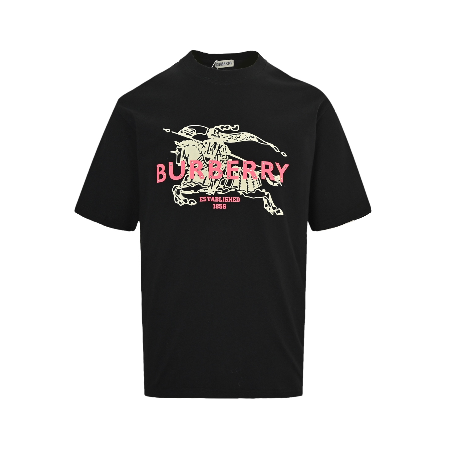 Burberry 25ss warhorse print lettering short-sleeve shirt