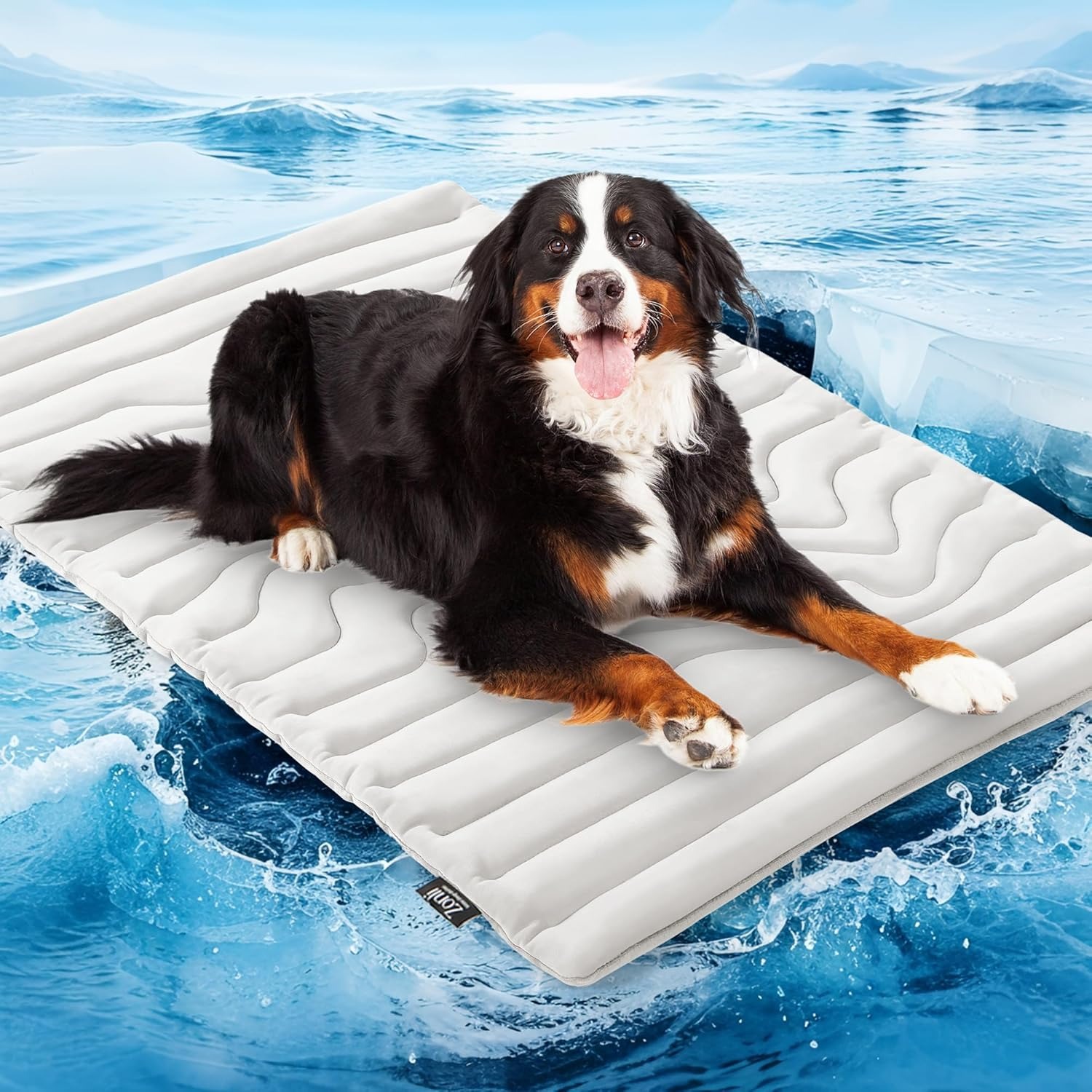 💥ON SALE💥Dog and Cats Reversible Cooling Mat (Cool & Warm), Washable, Non-Slip