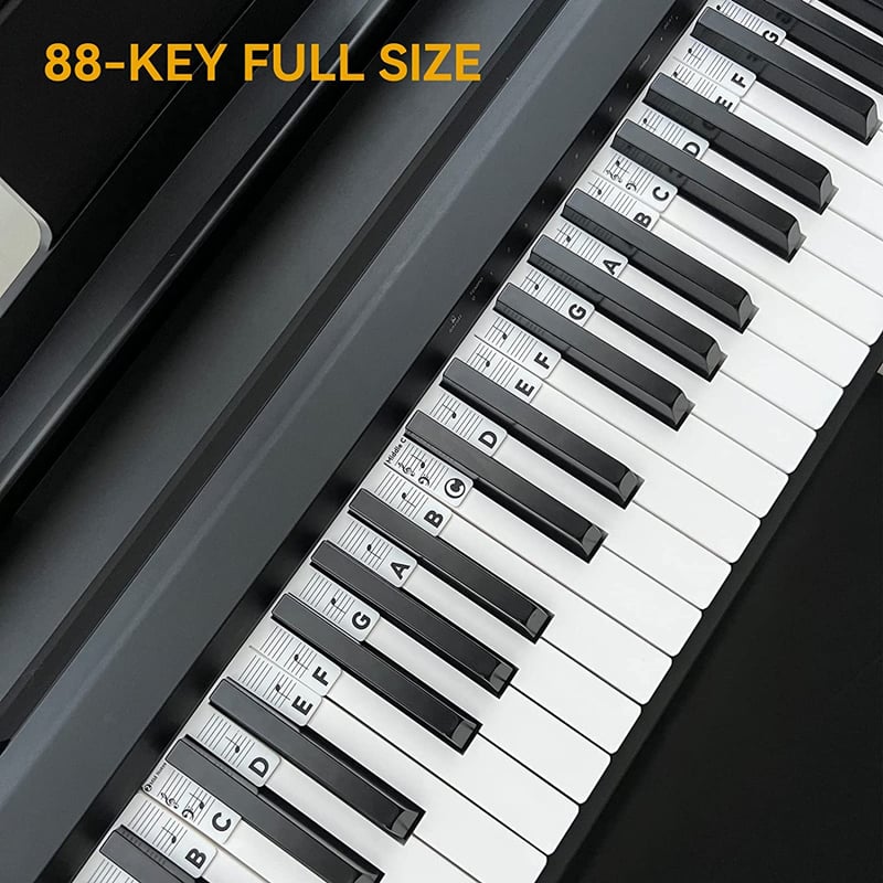 🎄CHRISTMAS HOT SALE-50% OFF-Removable Piano Keyboard Note Labels-BUY 2 GET 10% OFF NOW