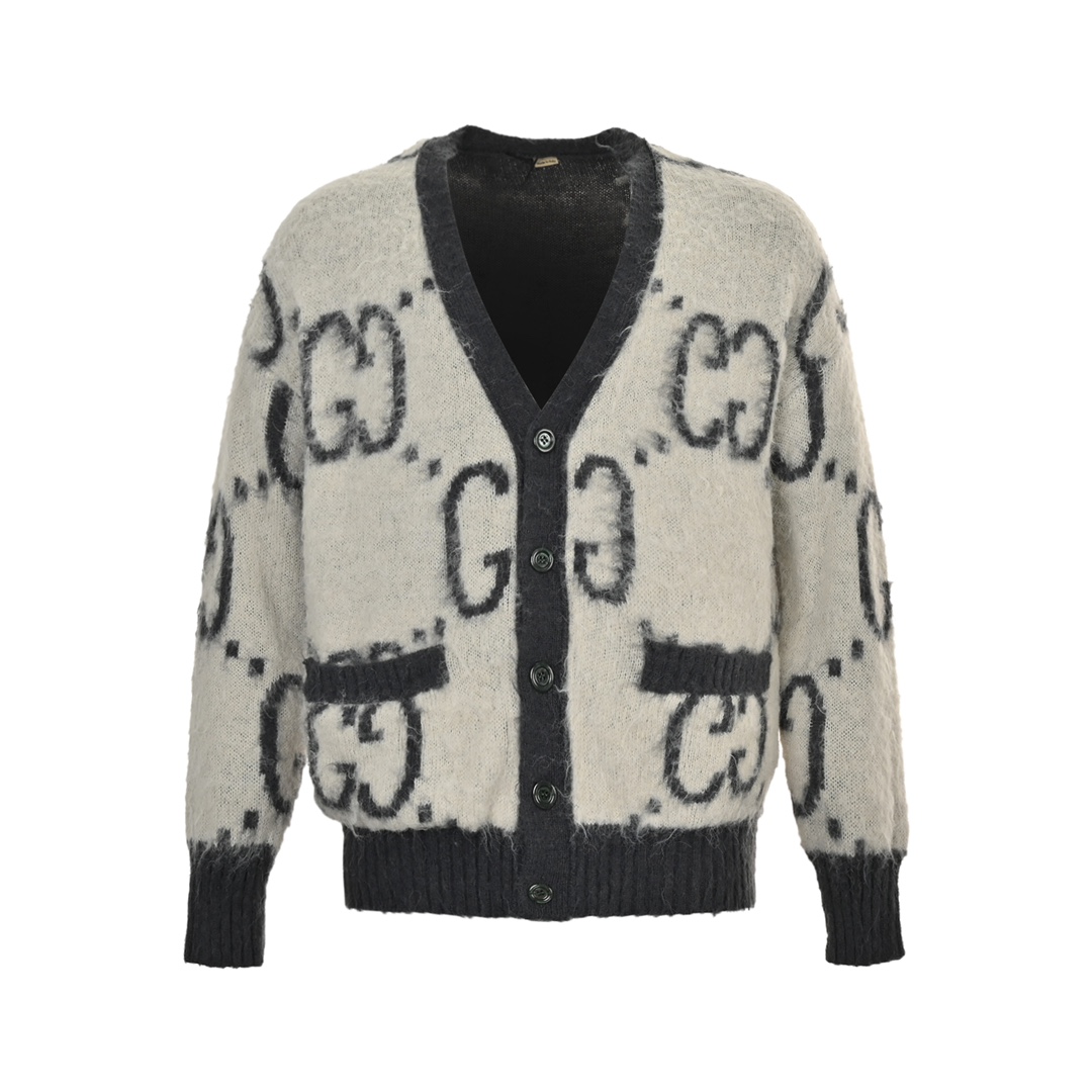Gucci 24Fw reversible mohair cardigan