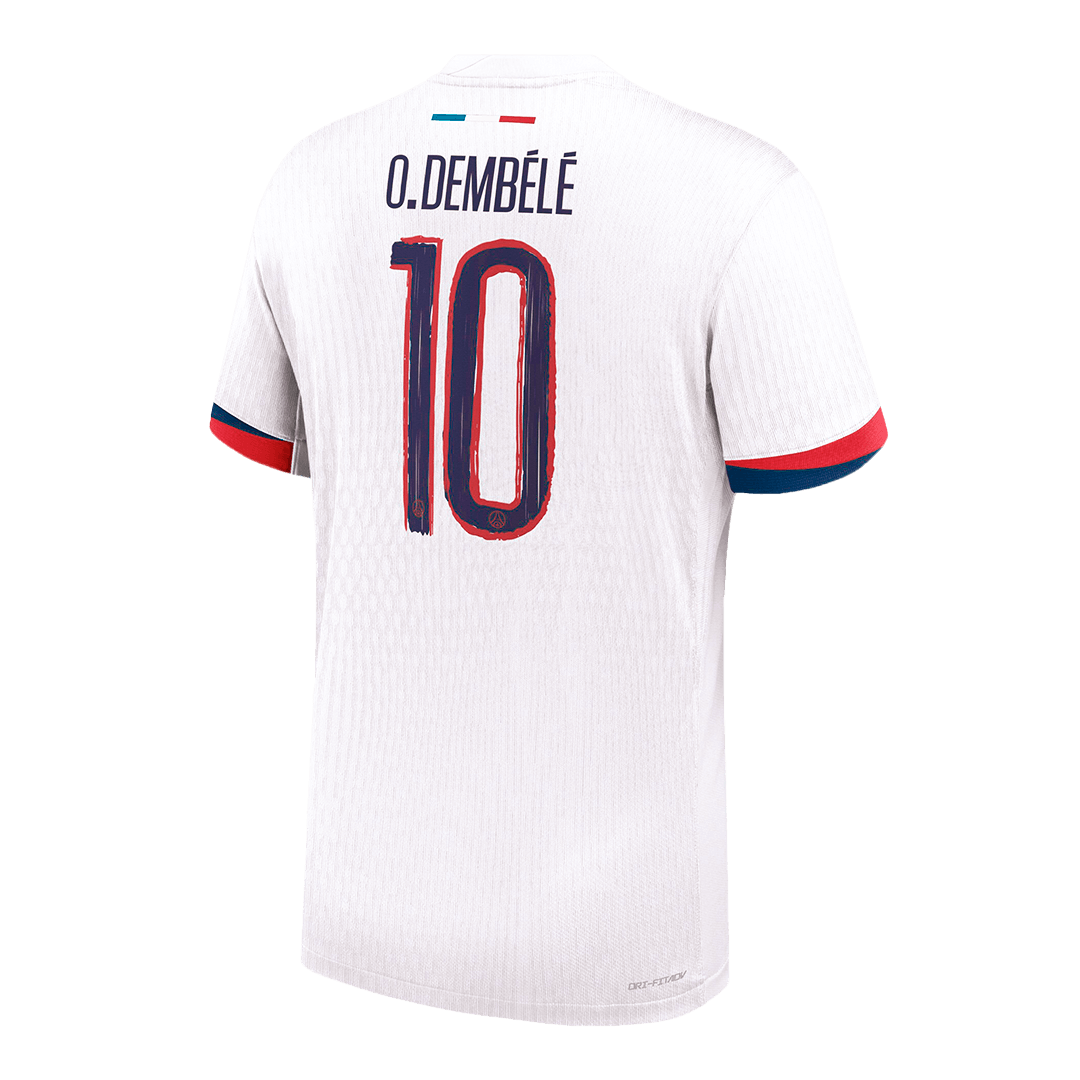 Authentic football shirt O.DEMBELE #10 PSG Away 2024/25 - UCL