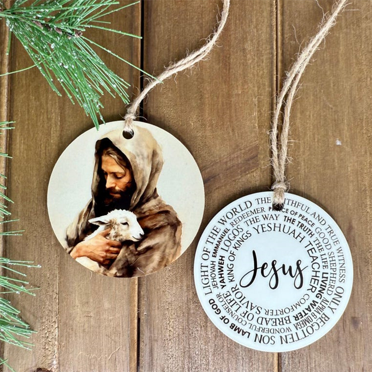 The names of Christ Christmas Ornament