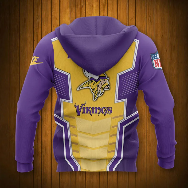 MINNESOTA VIKINGS 3D HOODIE TTB4319