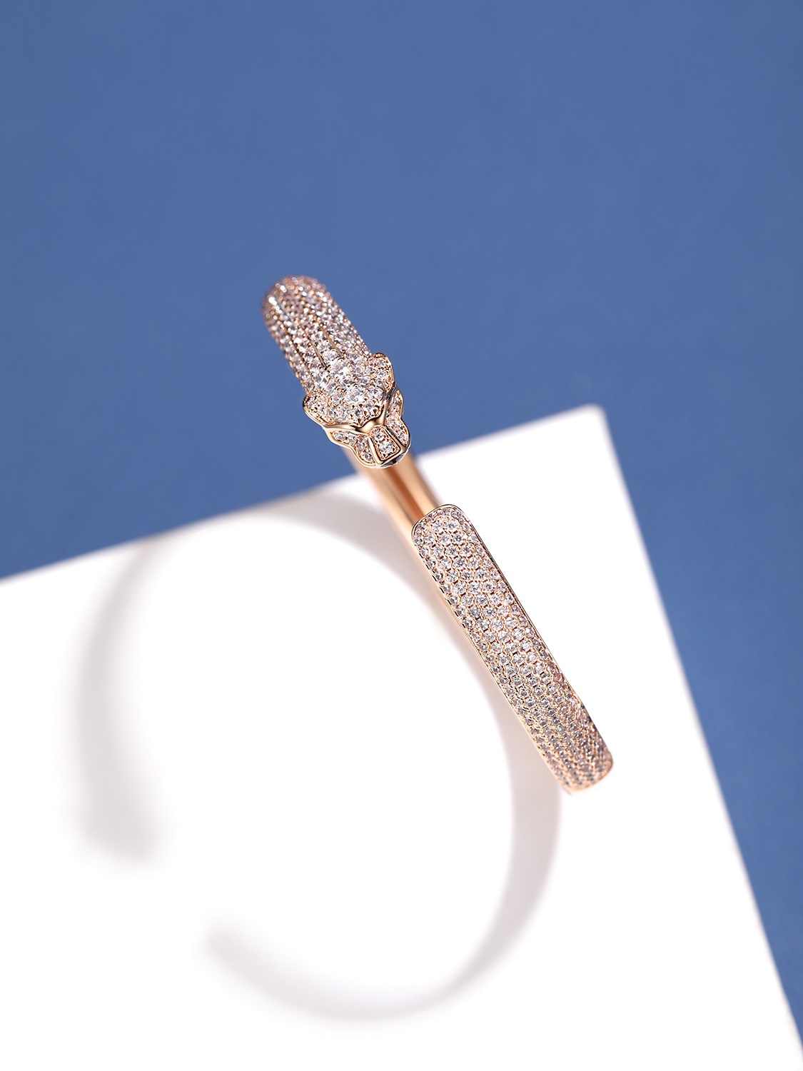 Cartier cheetah full diamond bracelet