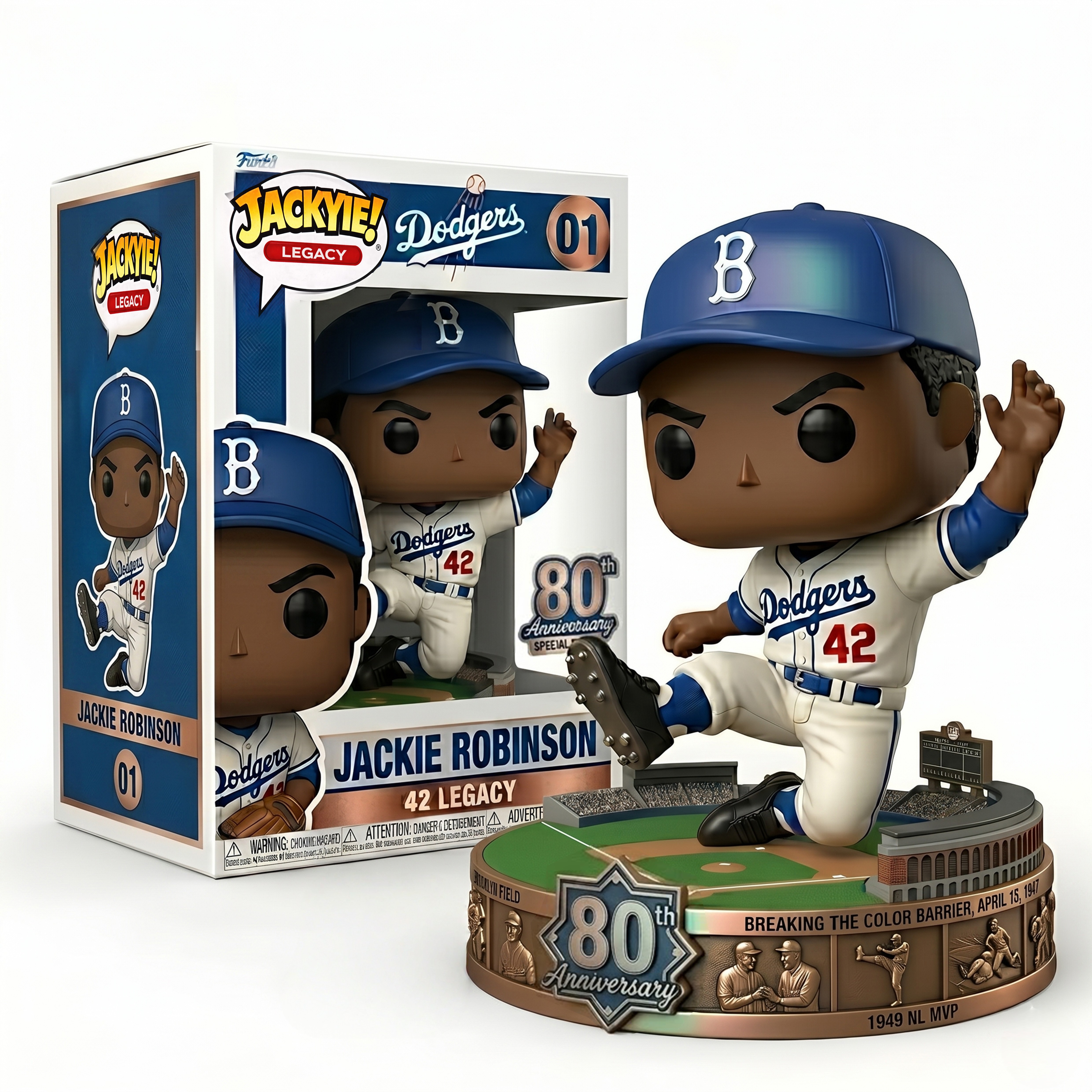 ⚾ Jackie Robinson 80th: 42 Legacy Pop – Barrier Breaker Edition ✊
