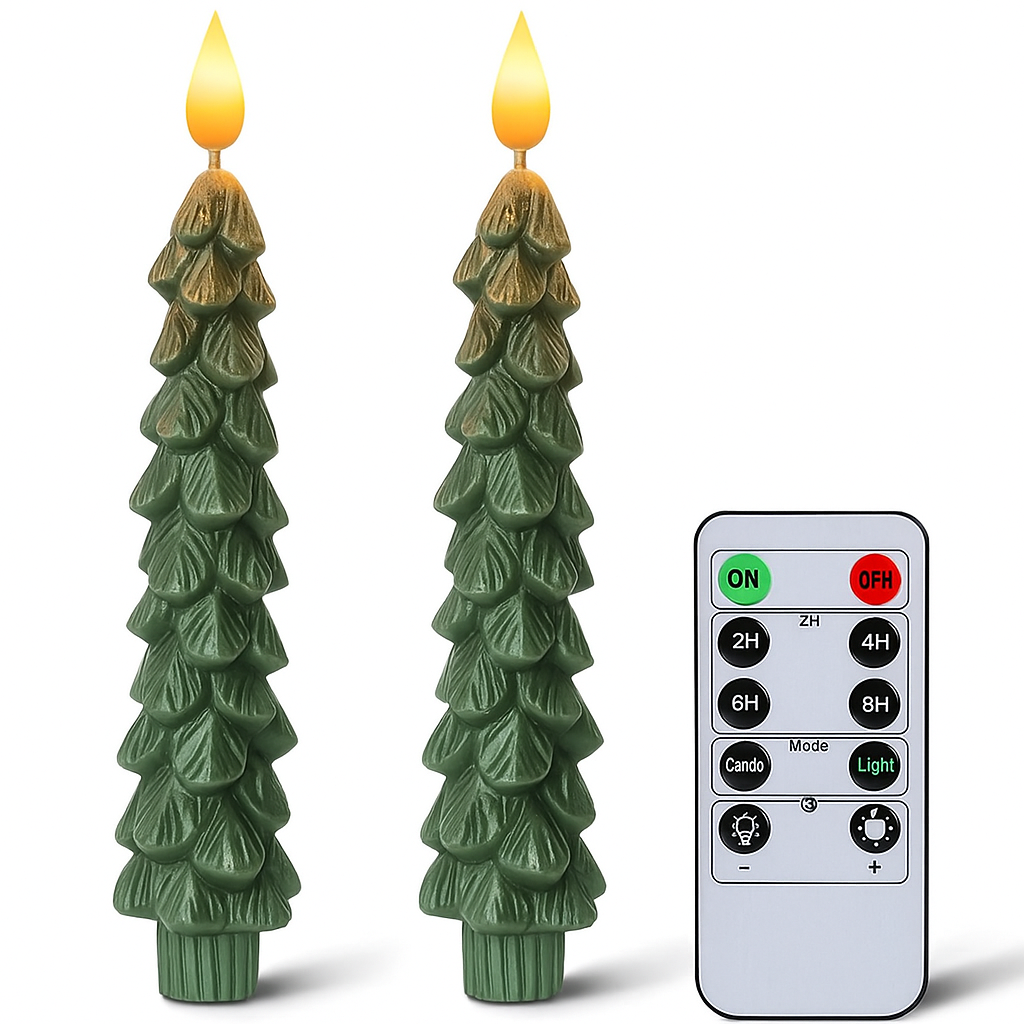 Christmas decoration - 🔥Christmas Tree Candles with Remote