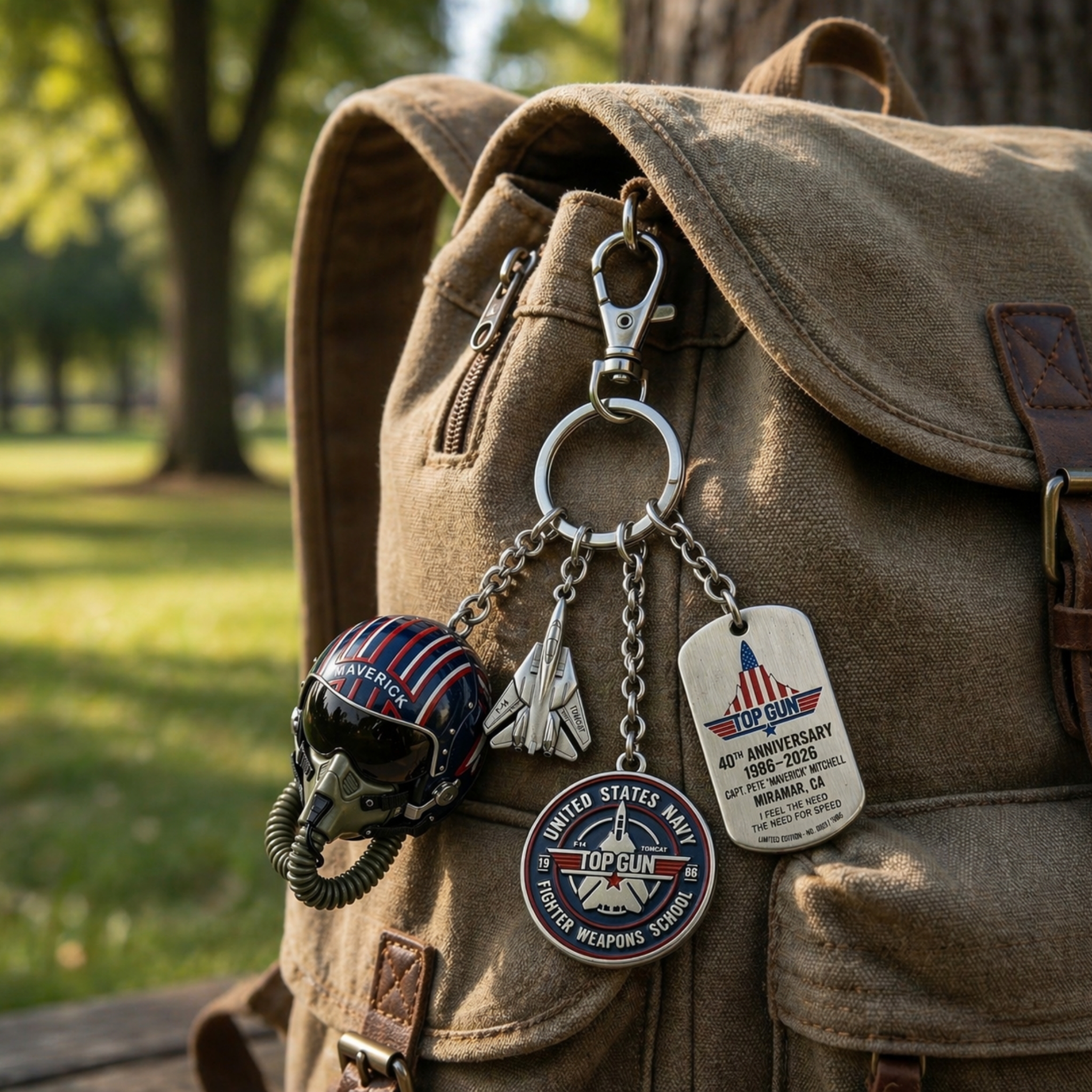 Top Gun Maverick 40th Anniversary Legacy Collector Keychain ✈️