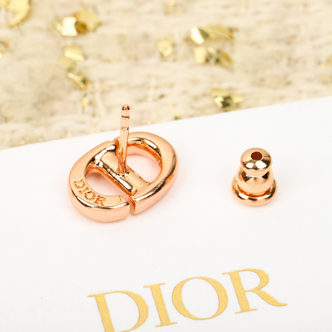 Dior CD letter earrings