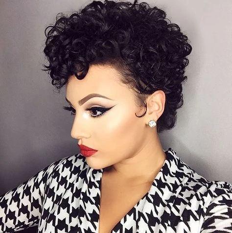 Luna C12 Short Culry Wig Soft Lightweight for Black Women