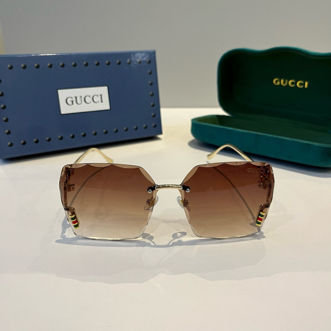 Gucci rimless sunglasses
