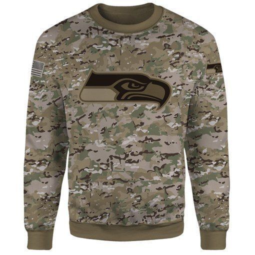SEATTLE SEAHAWKS 3D HOODIE SSSS004