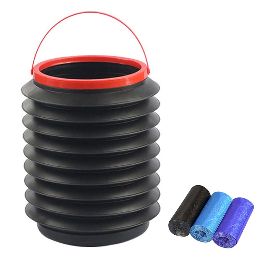 2023 Multipurpose Foldable Car Trash Bin || Hand Bucket Bin