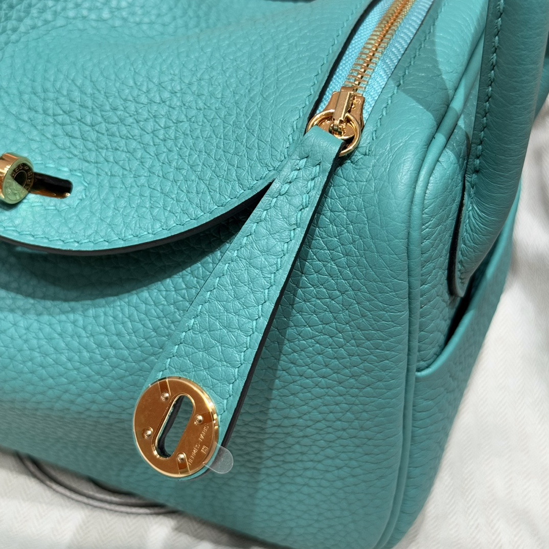 Hermès Lindy U1Vert verone handbag (handmade to order)