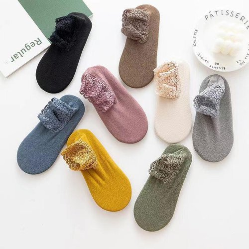 (💥49% OFF--Last Day Sale)--New Fashion Lace Warmer Socks(One size fit all)--BUY 2 SETS(set of 4 pairs) GET 10% OFF & FREE SHIPPING