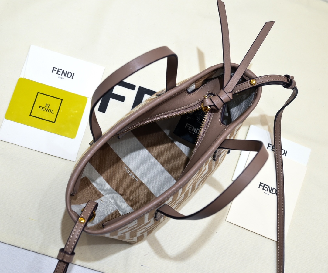 FENDI Monogram Roll Mini Vegetable Basket 7723