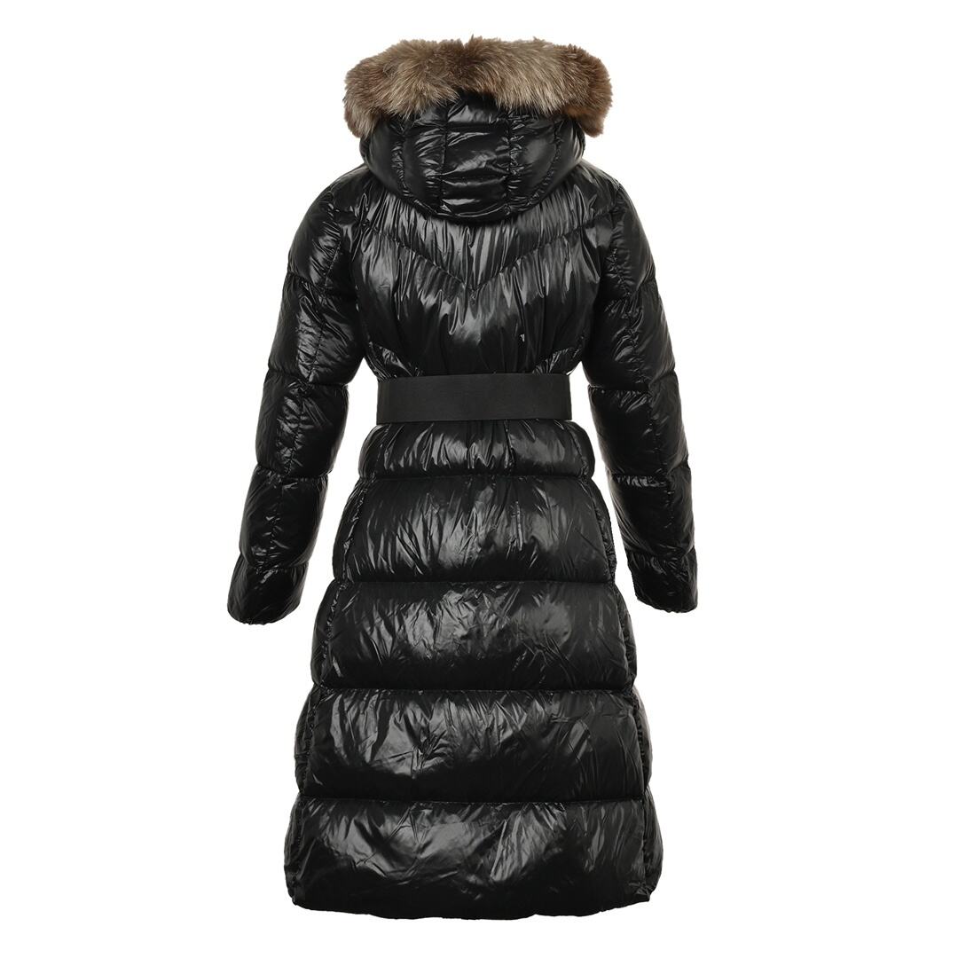Moncler 50 Ribafur women's thick waist large fur collar mid-length down jacket