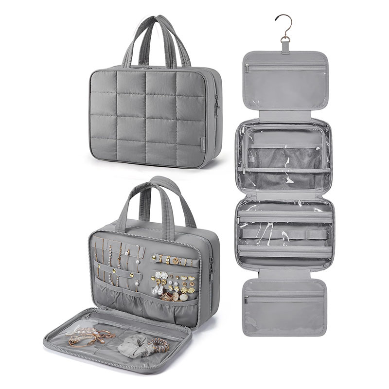 ✨NEW✨ - Hanging Waterproof Travel Toiletry Bag with Jewelry Organizer