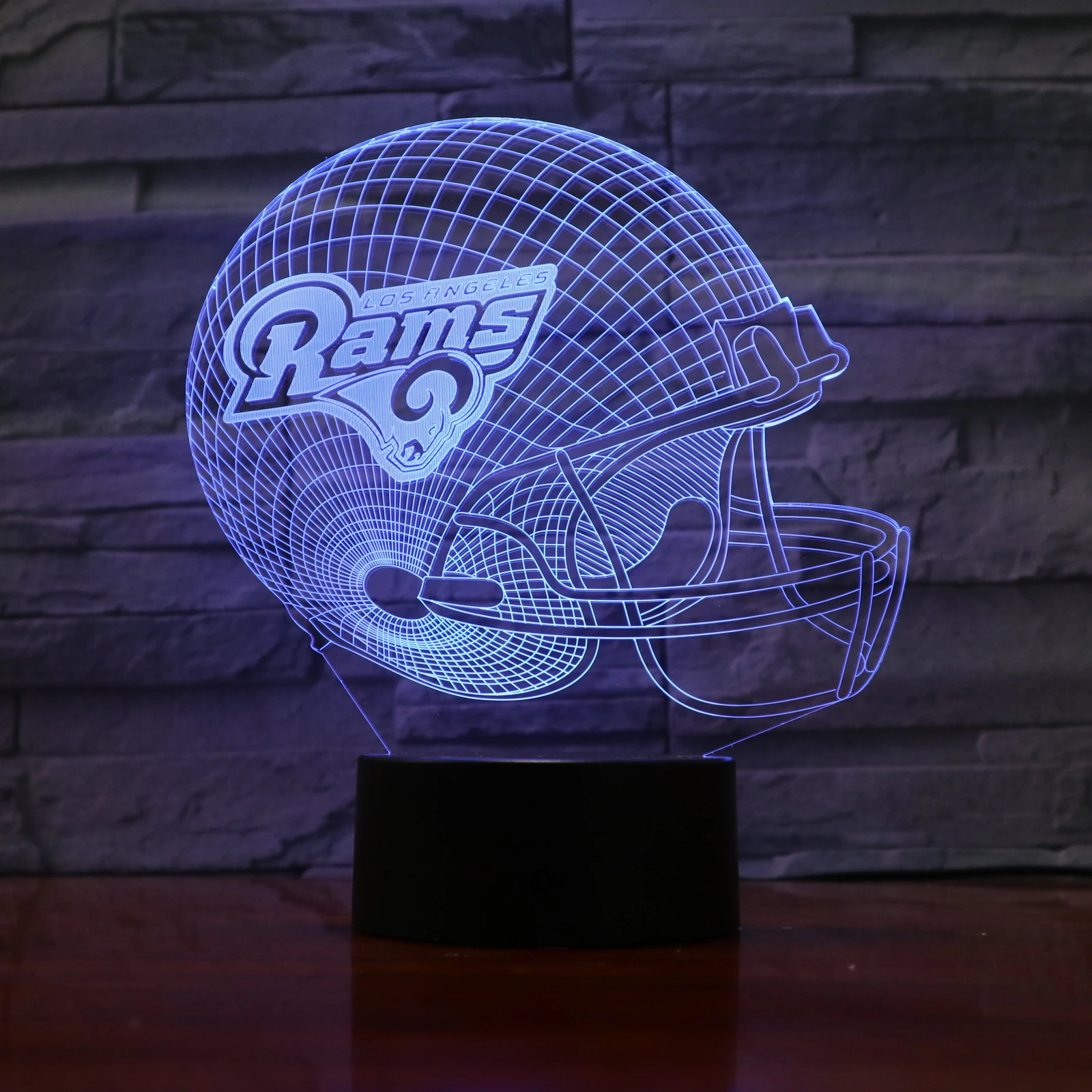 LOS ANGELES RAMS 3D LAMP PERSONALIZED
