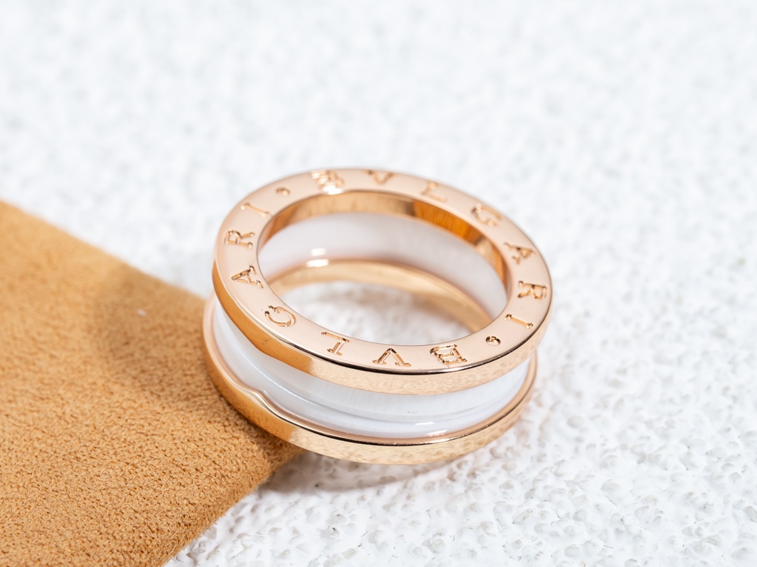 Bulgari Narrow Ceramic Ring