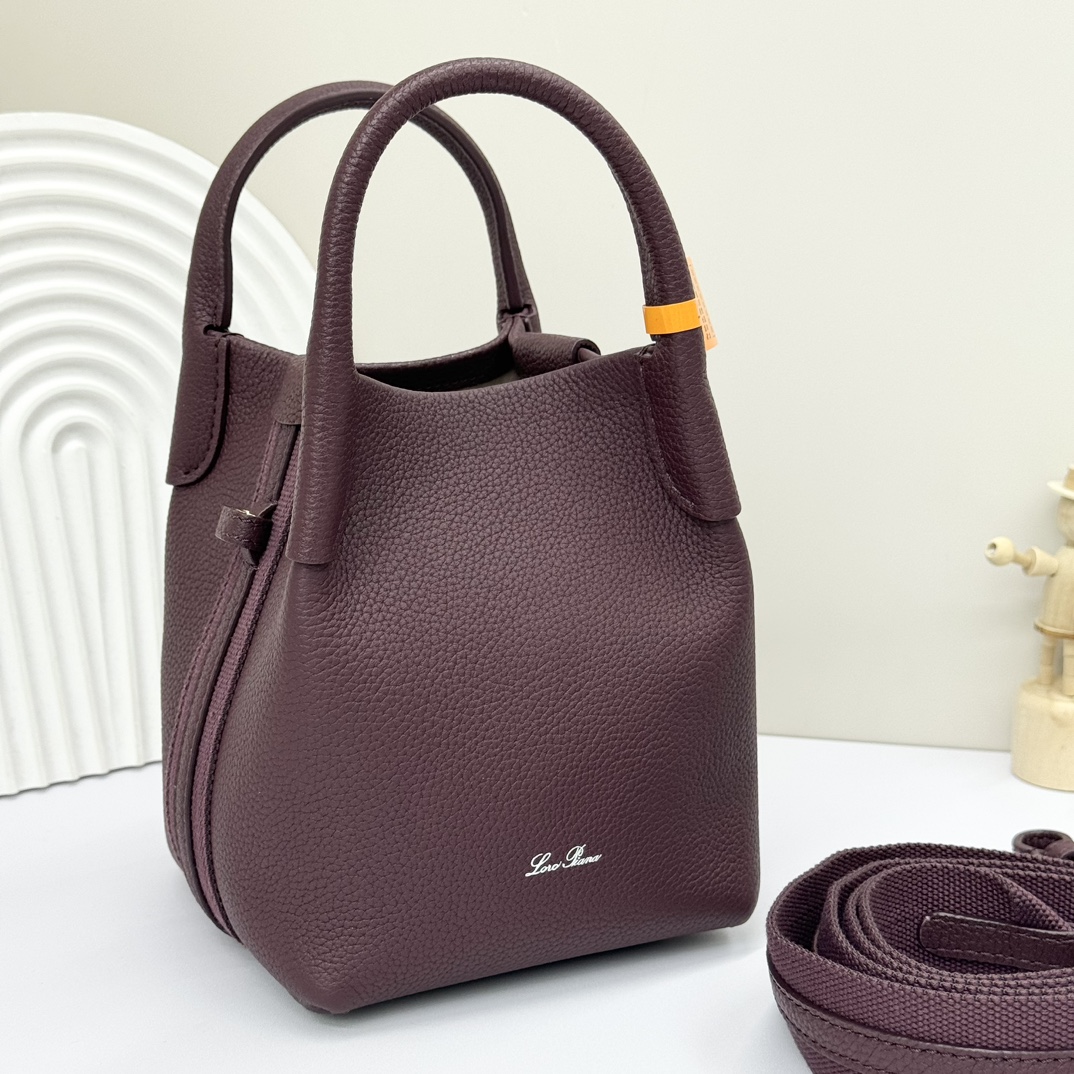 Loro Piana Bale Mini Bucket Bag FAM7943