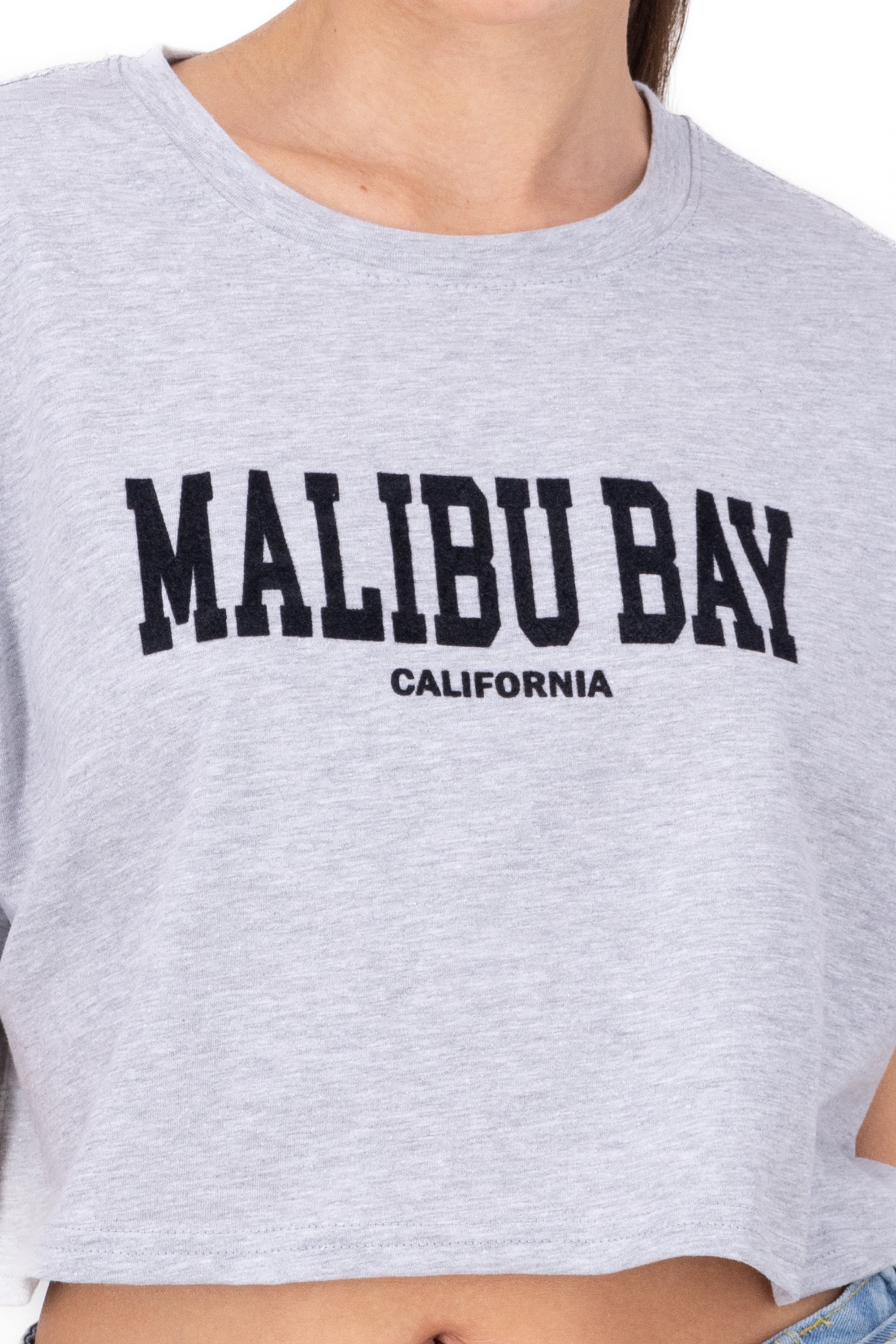 Malibu Bay Crop T Shirt