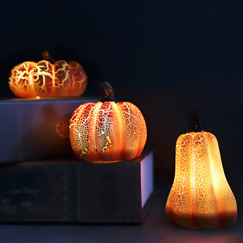 (🎃Early Halloween Hot Sale)Pumpkin Lamp Resin Luminous