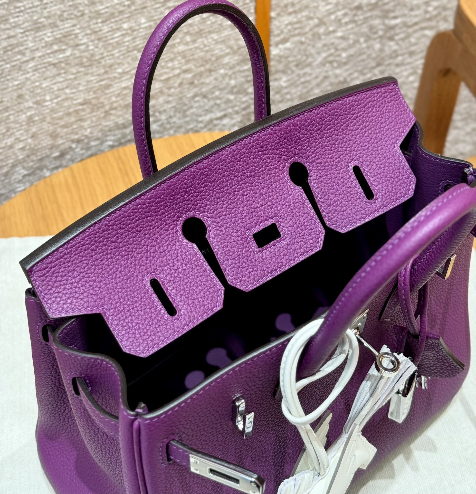 Hermes Birkin P9Anemone Handbag (Handmade to Order)
