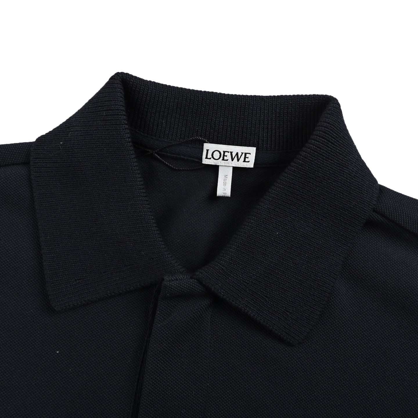 Loewe 25ss Placket Embroidered Logo Polo Short Sleeve