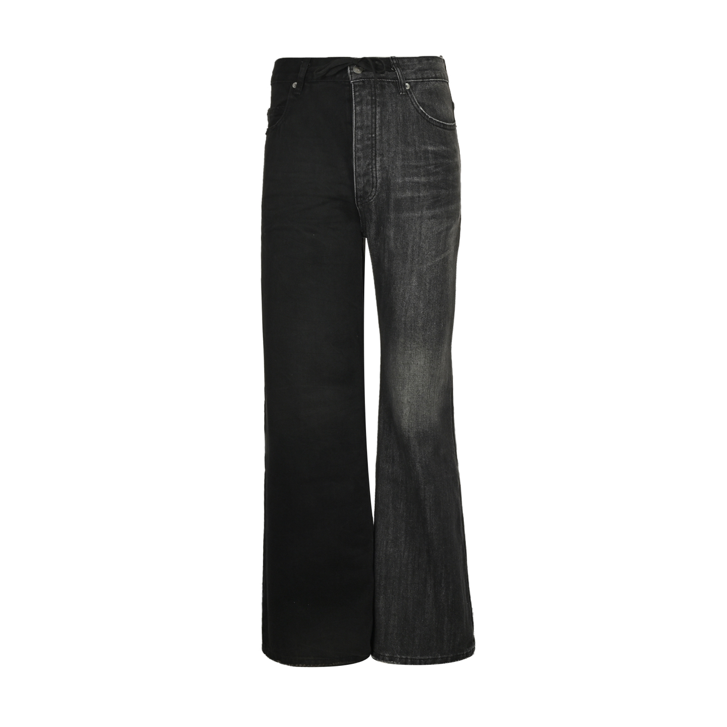 Balenciaga 25ss show-style patchwork jeans