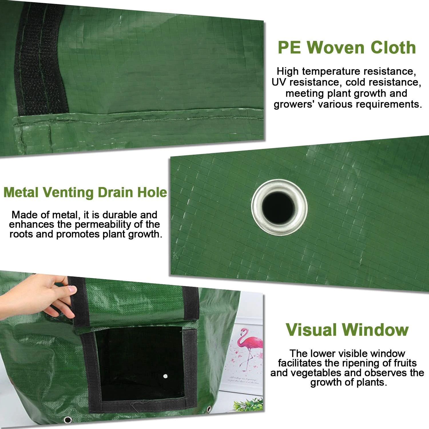 Christmas promotion buy 5 get 3 free - 50L Potato Grow Planter Container Bag