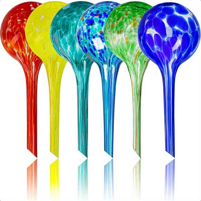 🌟🌟Handmade colored glass ball automatic watering device