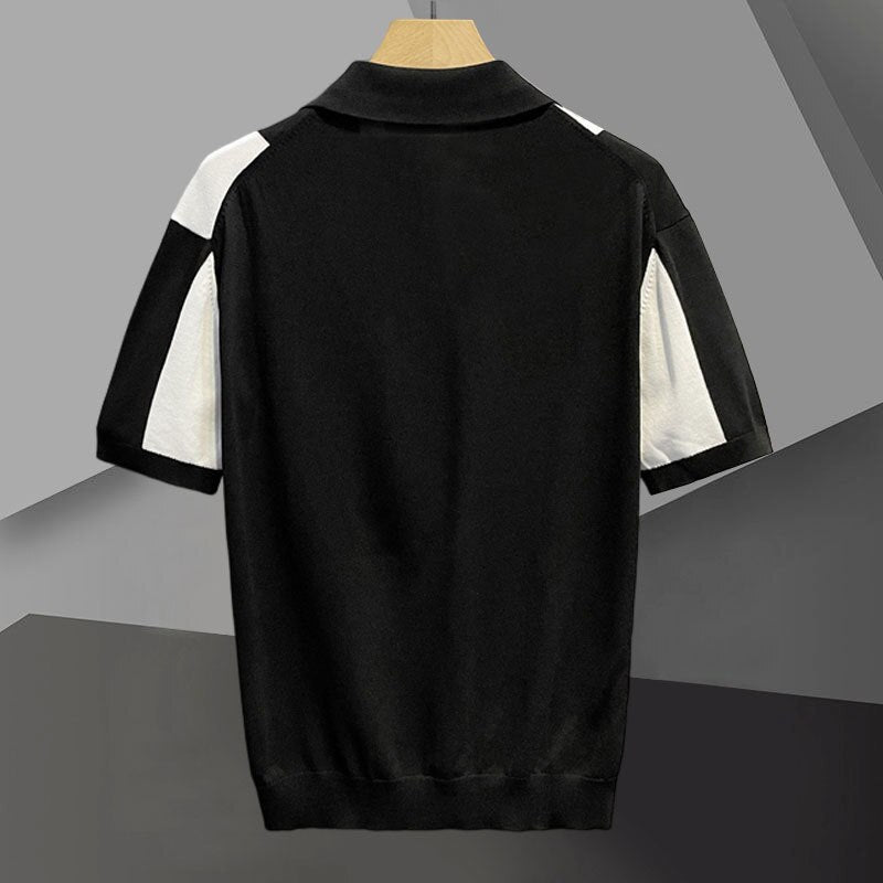 Men's Knitted Polo Shirt