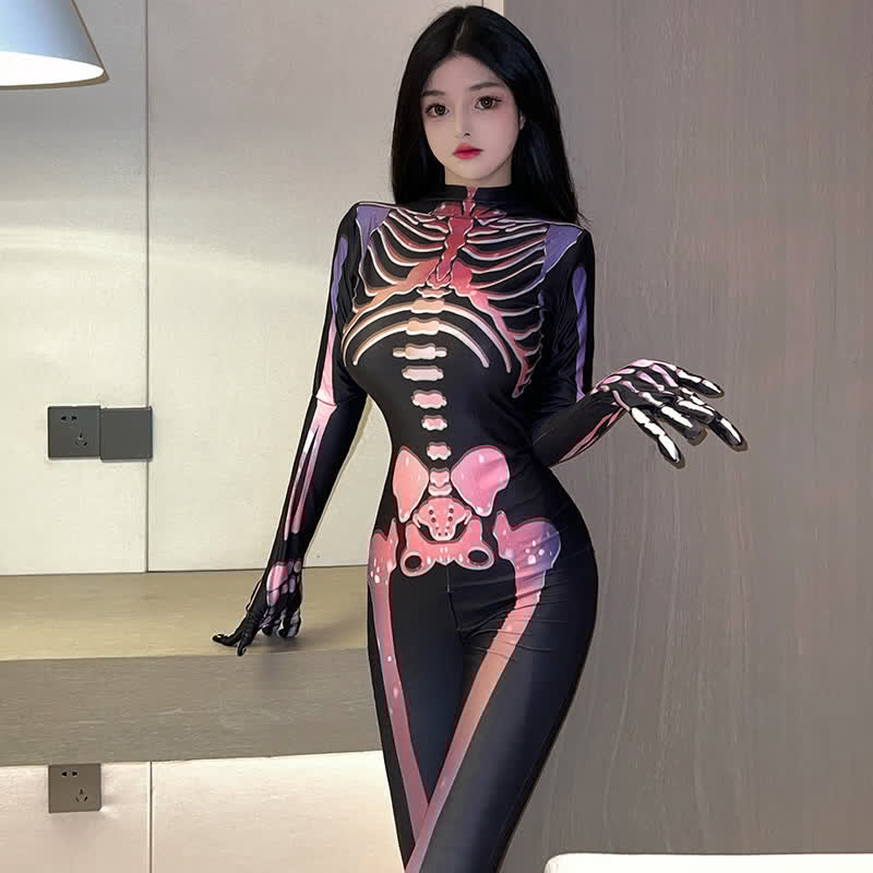 Sexy Skeleton Costume Bodysuit