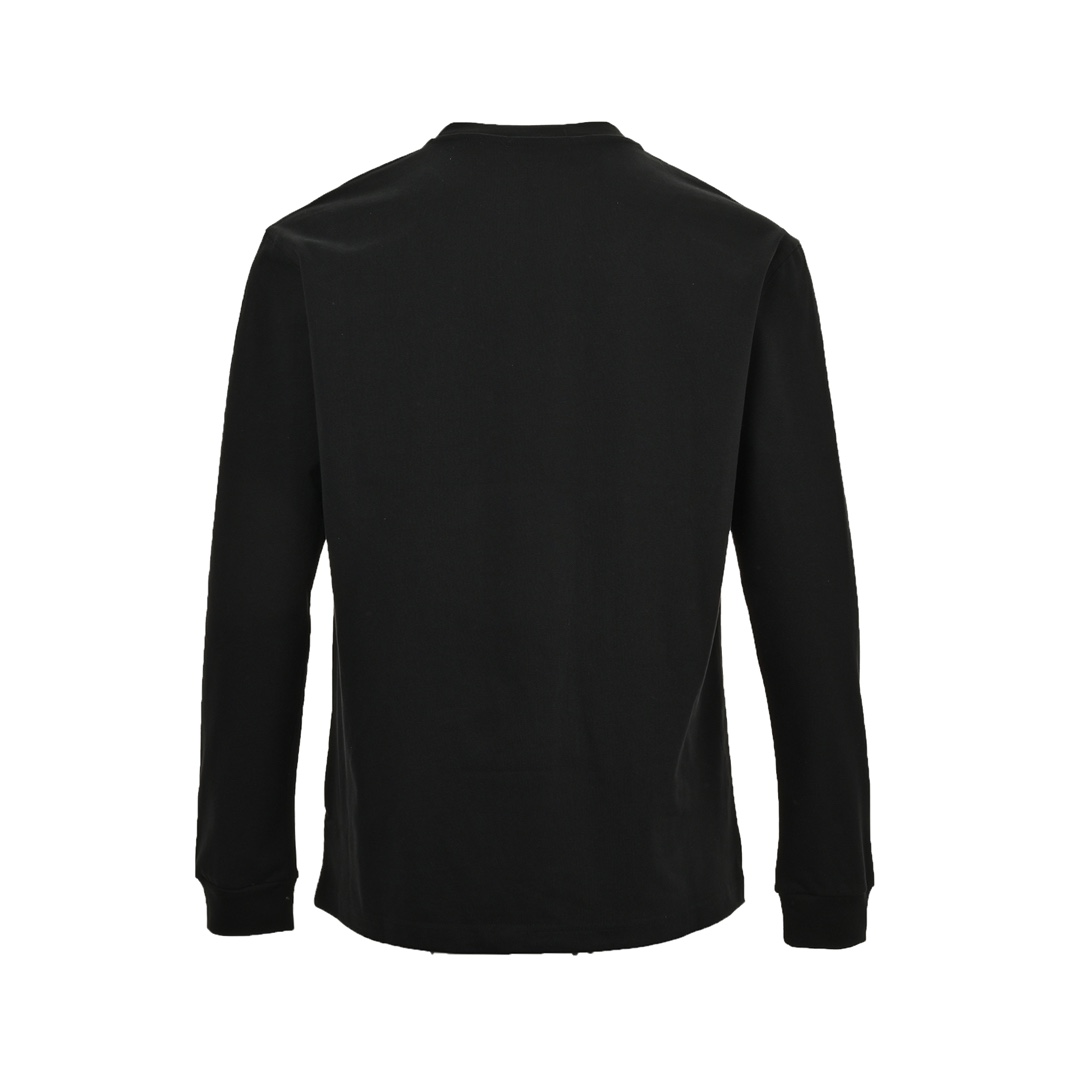 Prada 24Fw obscure toothbrush embroidered logo long-sleeved T-shirt