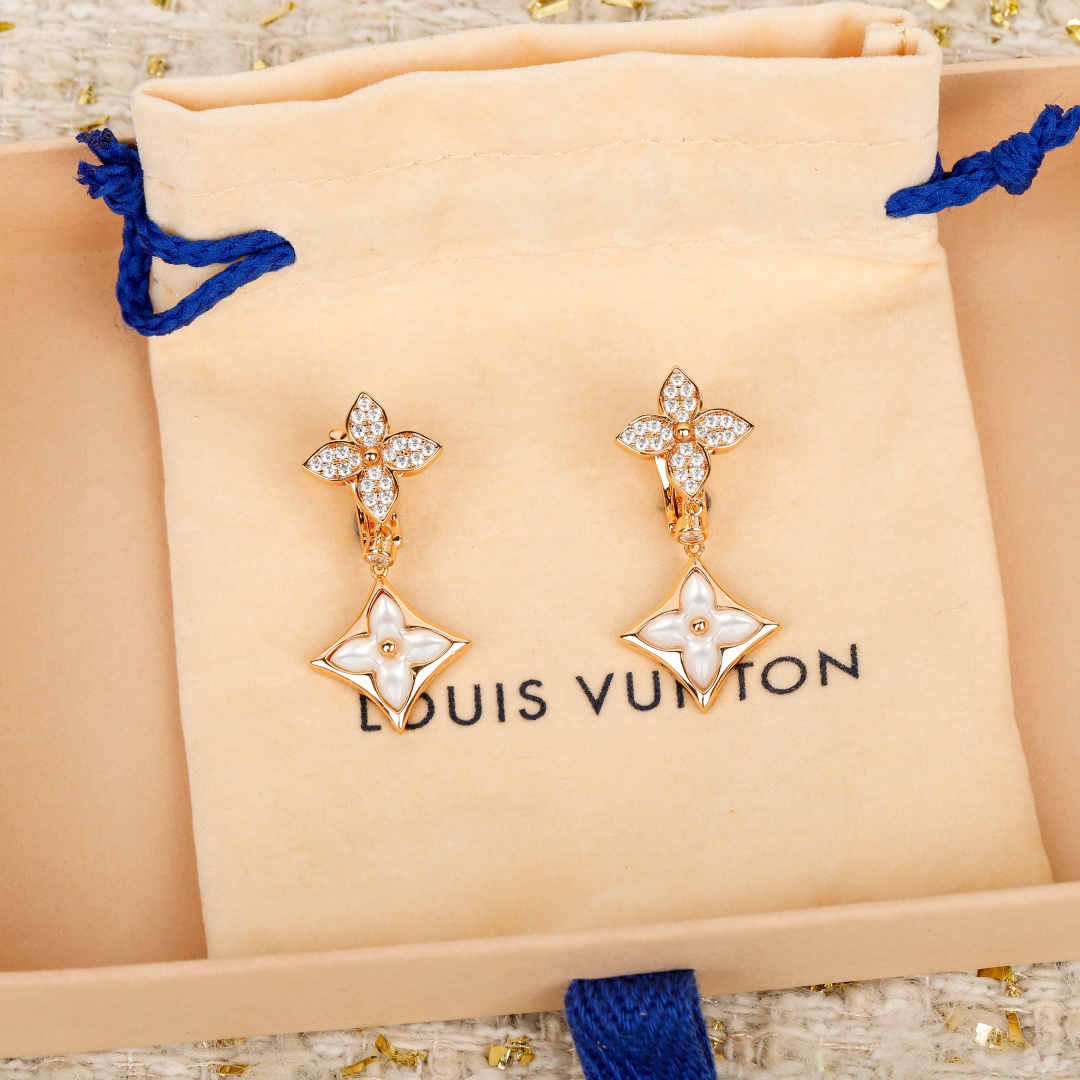 Louis Vuitton Monogram Flower earrings